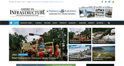 Desktop Screenshot of americaninfrastructuremag.com