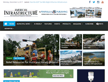 Tablet Screenshot of americaninfrastructuremag.com